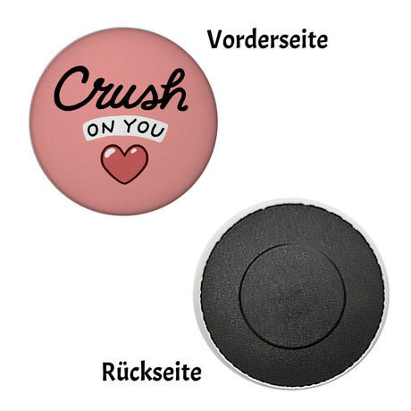 Jelly & Friends Herz Magnet rund mit Spruch Crush on you