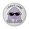 Jelly & Friends Tintenfisch Magnet rund mit Spruch I don‘t care