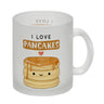 Pancake Kaffeebecher mit Spruch I love pancakes