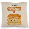 Pancake Kissen mit Spruch I love pancakes