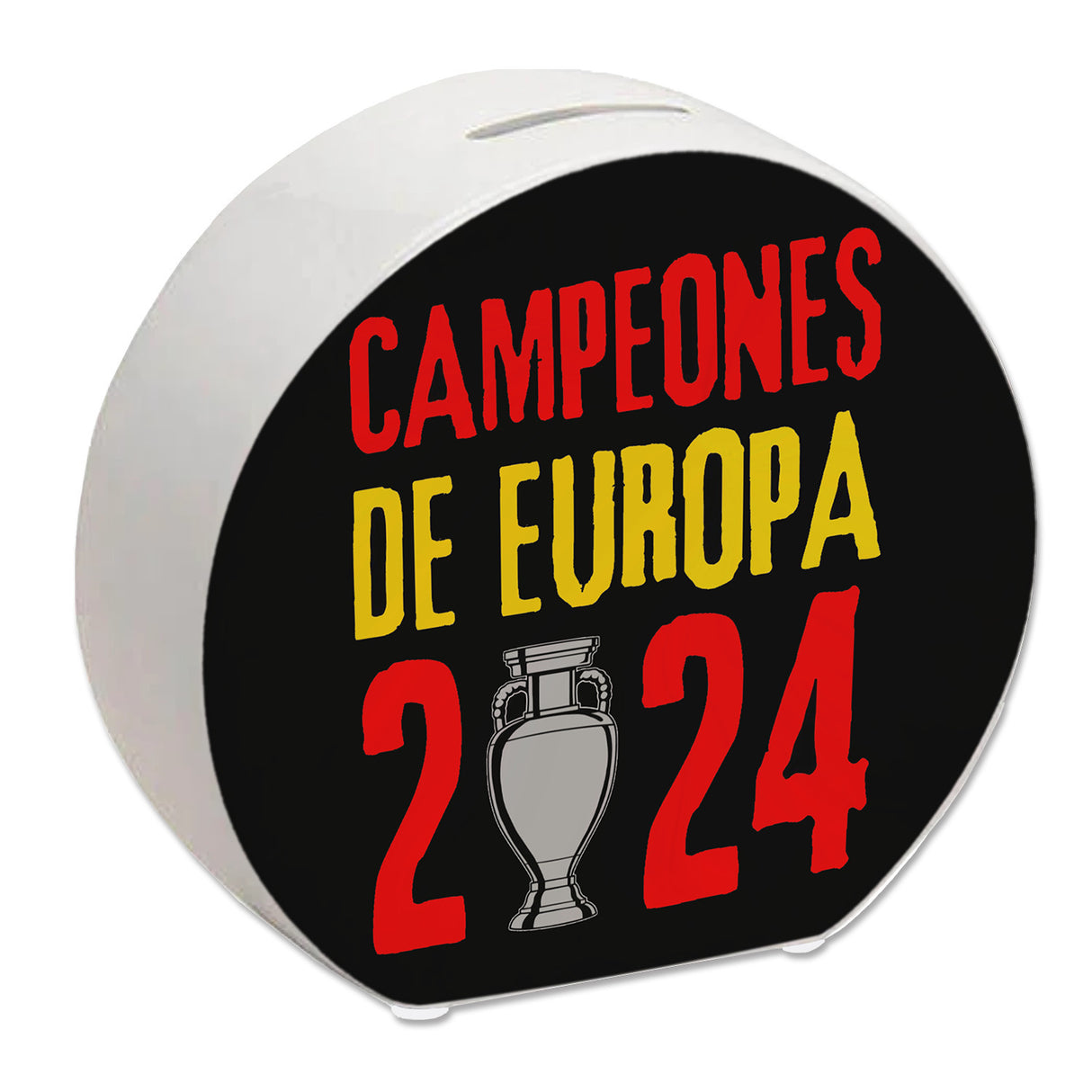 Spanien Europameister 2024 Spardose mit Spruch Campeones de Europa 2024