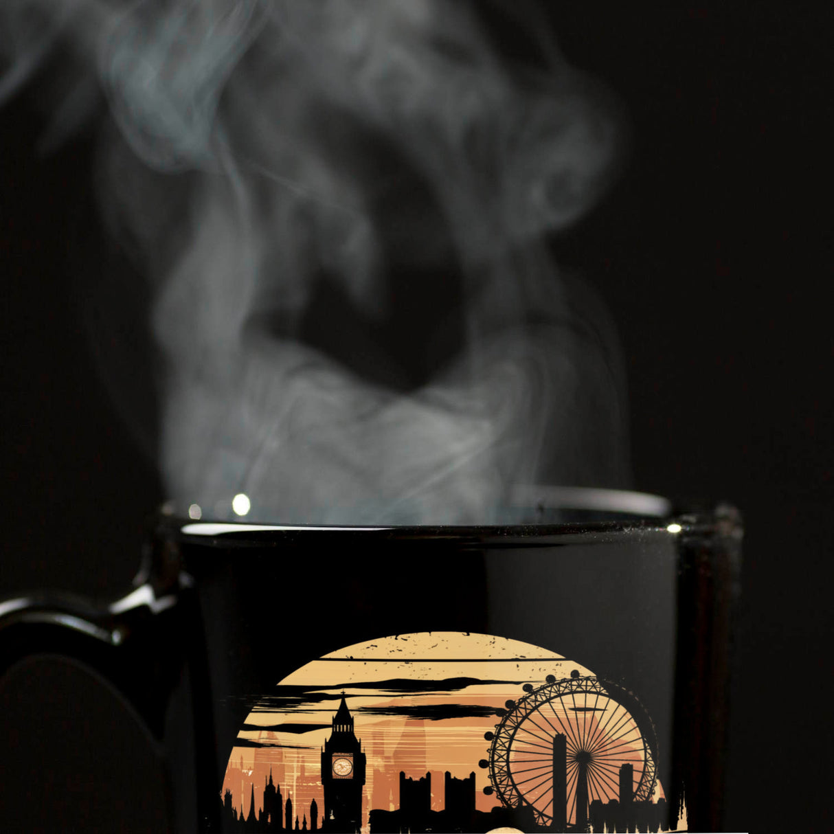 Skyline Londons bei Sonnenuntergang - London Tasse