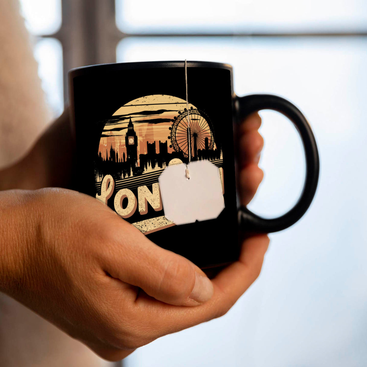 Skyline Londons bei Sonnenuntergang - London Tasse