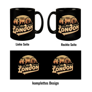 Skyline Londons bei Sonnenuntergang - London Tasse