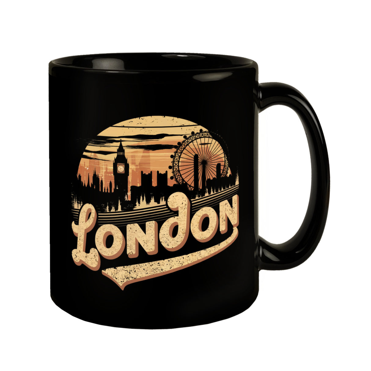 Skyline Londons bei Sonnenuntergang - London Tasse