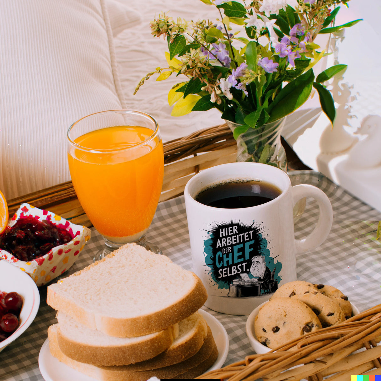 Hier arbeitet der Chef selbst - Kaffeebecher