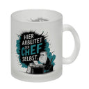 Hier arbeitet der Chef selbst - Kaffeebecher