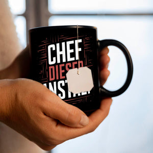 Chef dieser Anstalt - Schwarzer Kaffeebecher