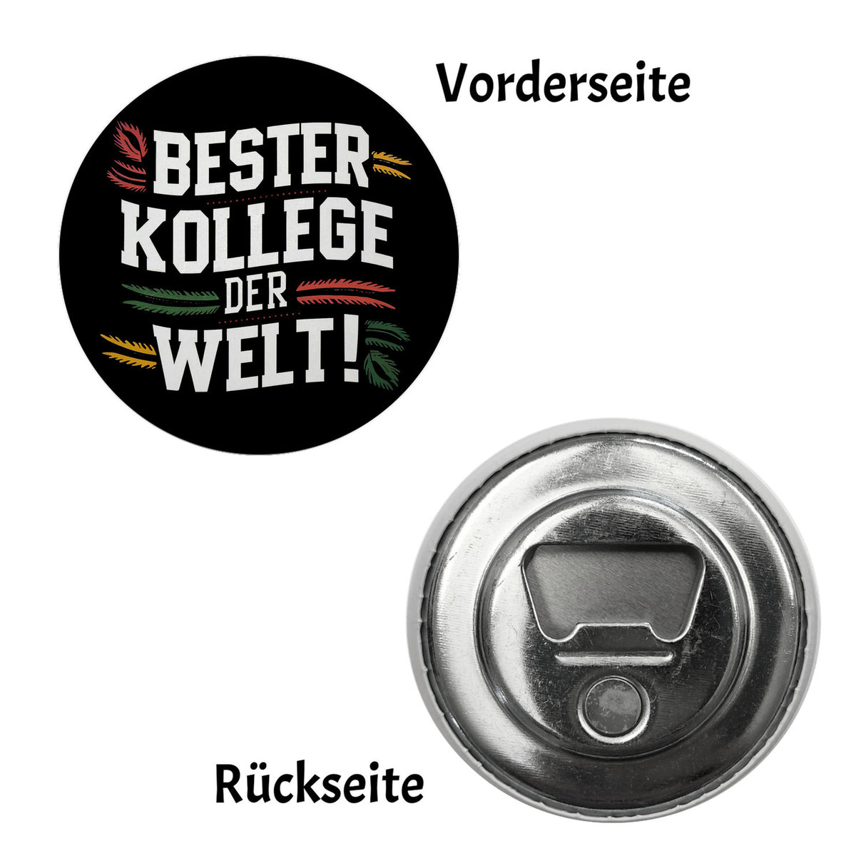 Bester Kollege der Welt - Runder Magnet