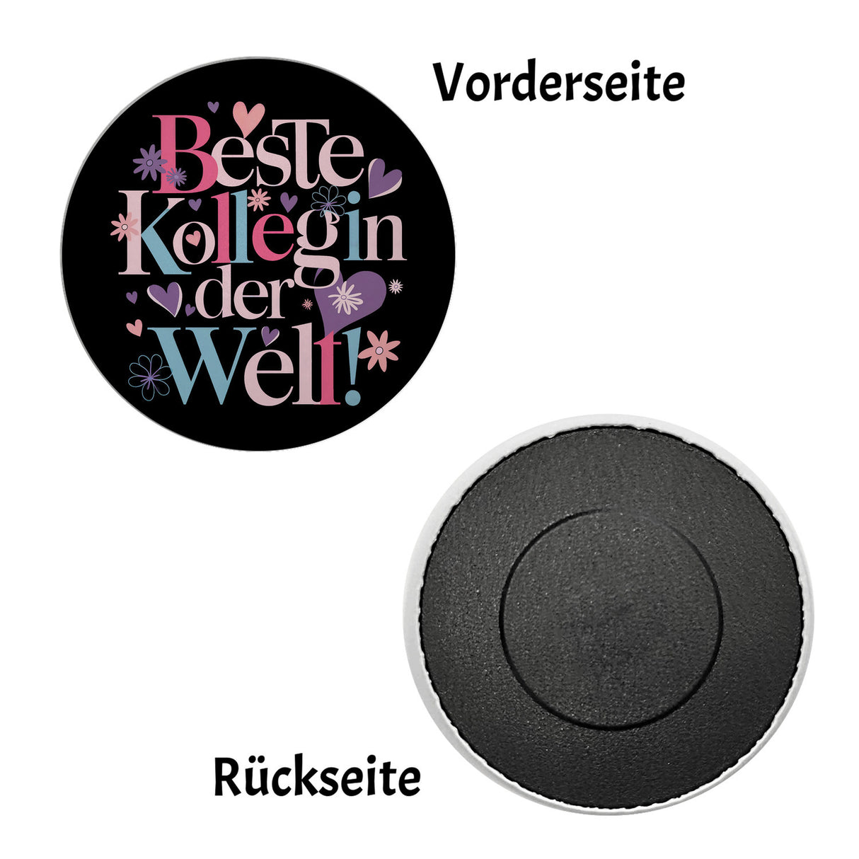 Beste Kollegin Magnet rund