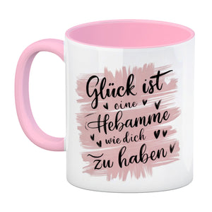 Glück ist eine Hebamme wie dich zu haben Kaffeebecher