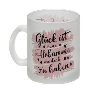 Glück ist eine Hebamme wie dich zu haben Kaffeebecher