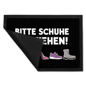 Bitte Schuhe ausziehen Fußmatte in 35x50 cm