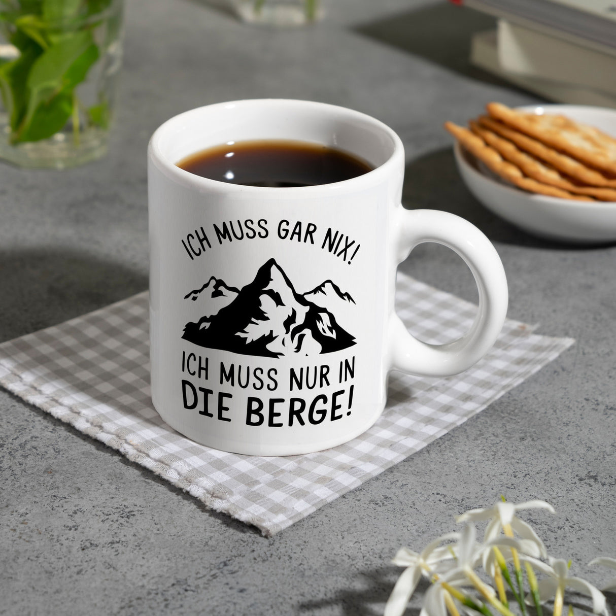 Ich muss nur in die Berge Kaffeebecher