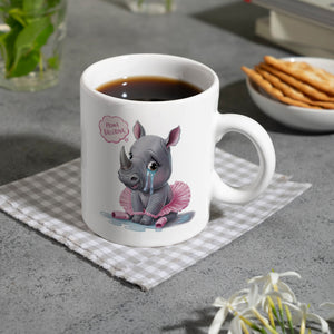 Baby-Nashorn Ballerina Kaffeebecher - Prima Ballerina