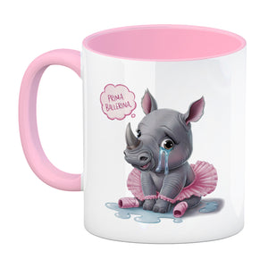 Baby-Nashorn Ballerina Kaffeebecher - Prima Ballerina