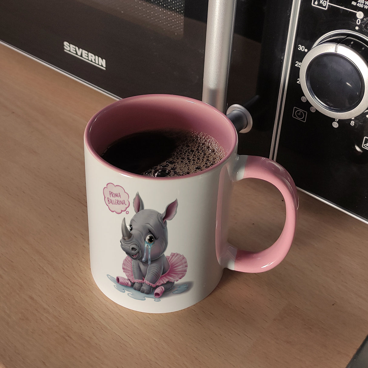 Baby-Nashorn Ballerina Kaffeebecher - Prima Ballerina