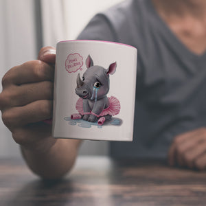 Baby-Nashorn Ballerina Kaffeebecher - Prima Ballerina