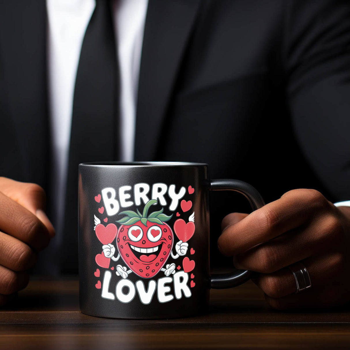 Berry Lover Erdbeer Tasse