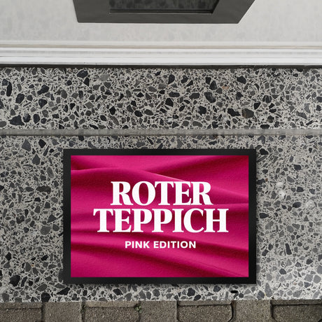 Roter Teppich Pink Edition Fußmatte in 35x50 cm