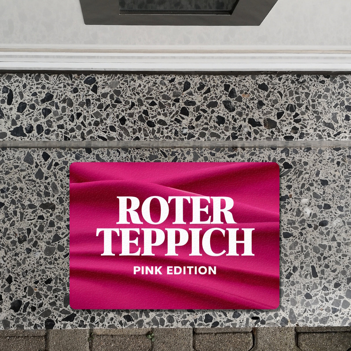 Roter Teppich Pink Edition Fußmatte in 35x50 cm ohne Rand