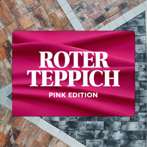 Roter Teppich Pink Edition Fußmatte in 35x50 cm ohne Rand