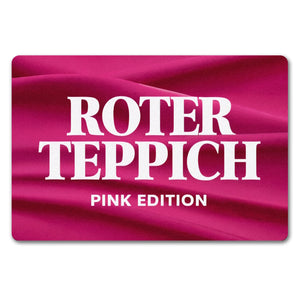 Roter Teppich Pink Edition Fußmatte in 35x50 cm ohne Rand