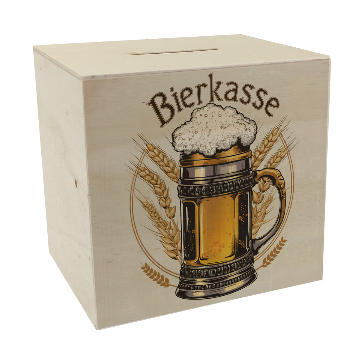 Bierkrug mit Schaumkrone Spardose - BIERKASSE