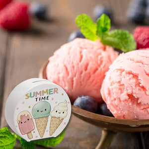 Eiscreme Spardose mit Spruch Summer Time