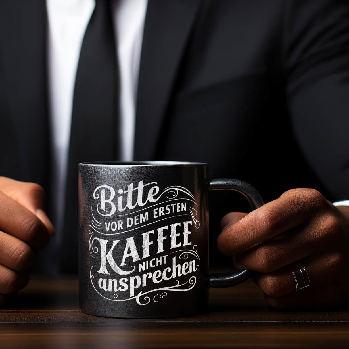 Bitte vor dem ersten Kaffee nicht ansprechen Tasse