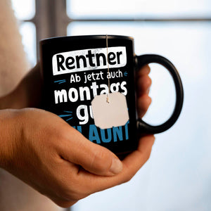 RENTNER - ab jetzt Montags gut gelaunt - Tasse