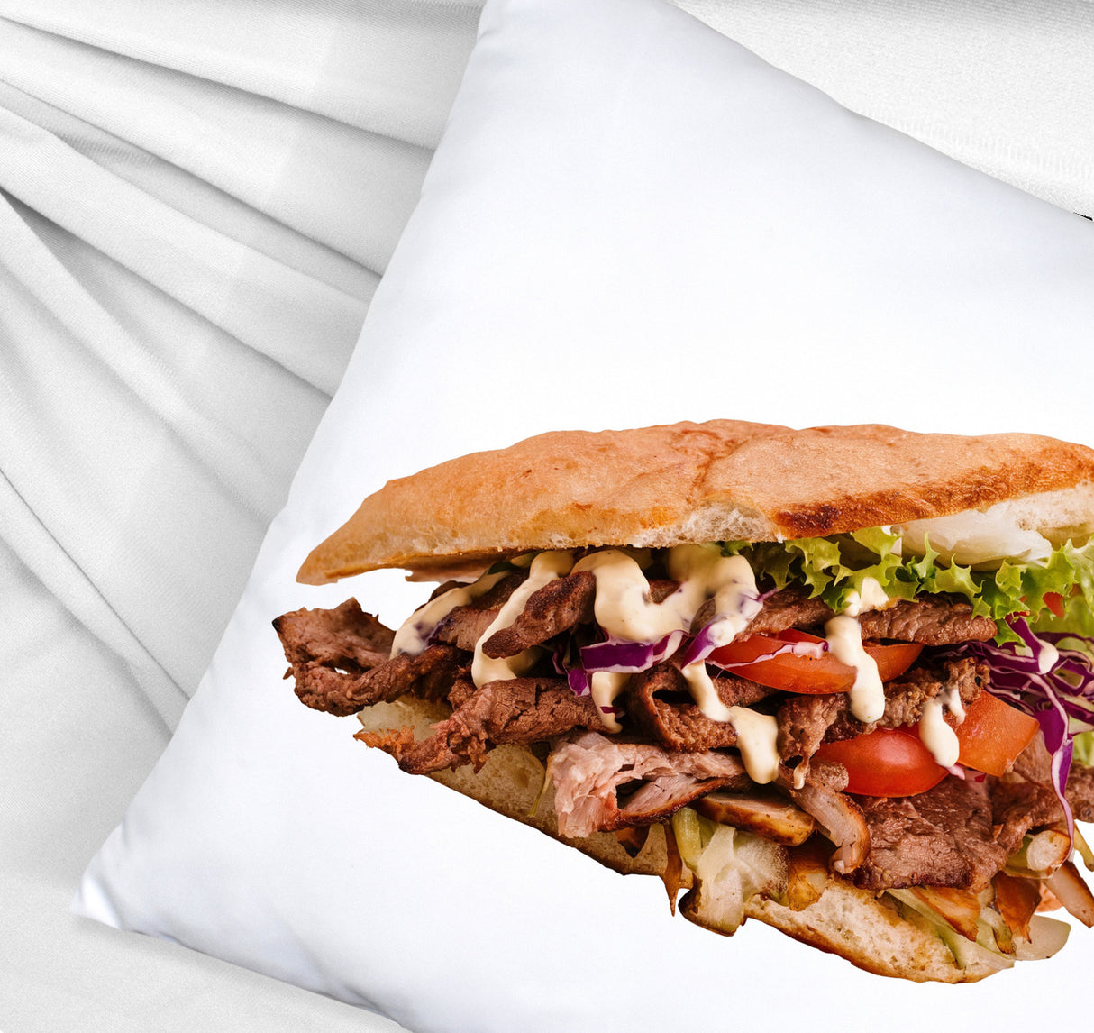 Fast Food Döner Kebab Kissen