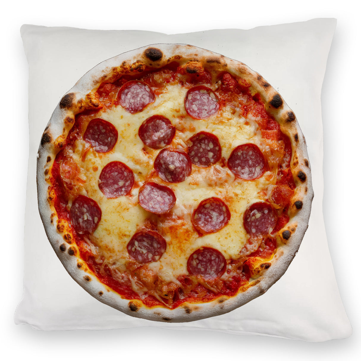 Fast Food Salami Pizza Kissen