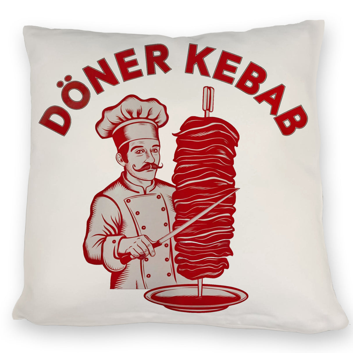 Döner Kebab Logo Kissen