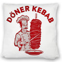 Döner Kebab Logo Kissen