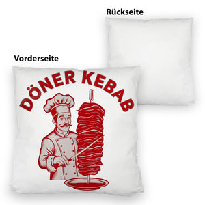 Döner Kebab Logo Kissen