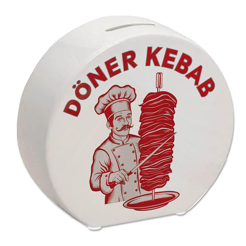 Döner Kebab Logo Trinkgeld Spardose