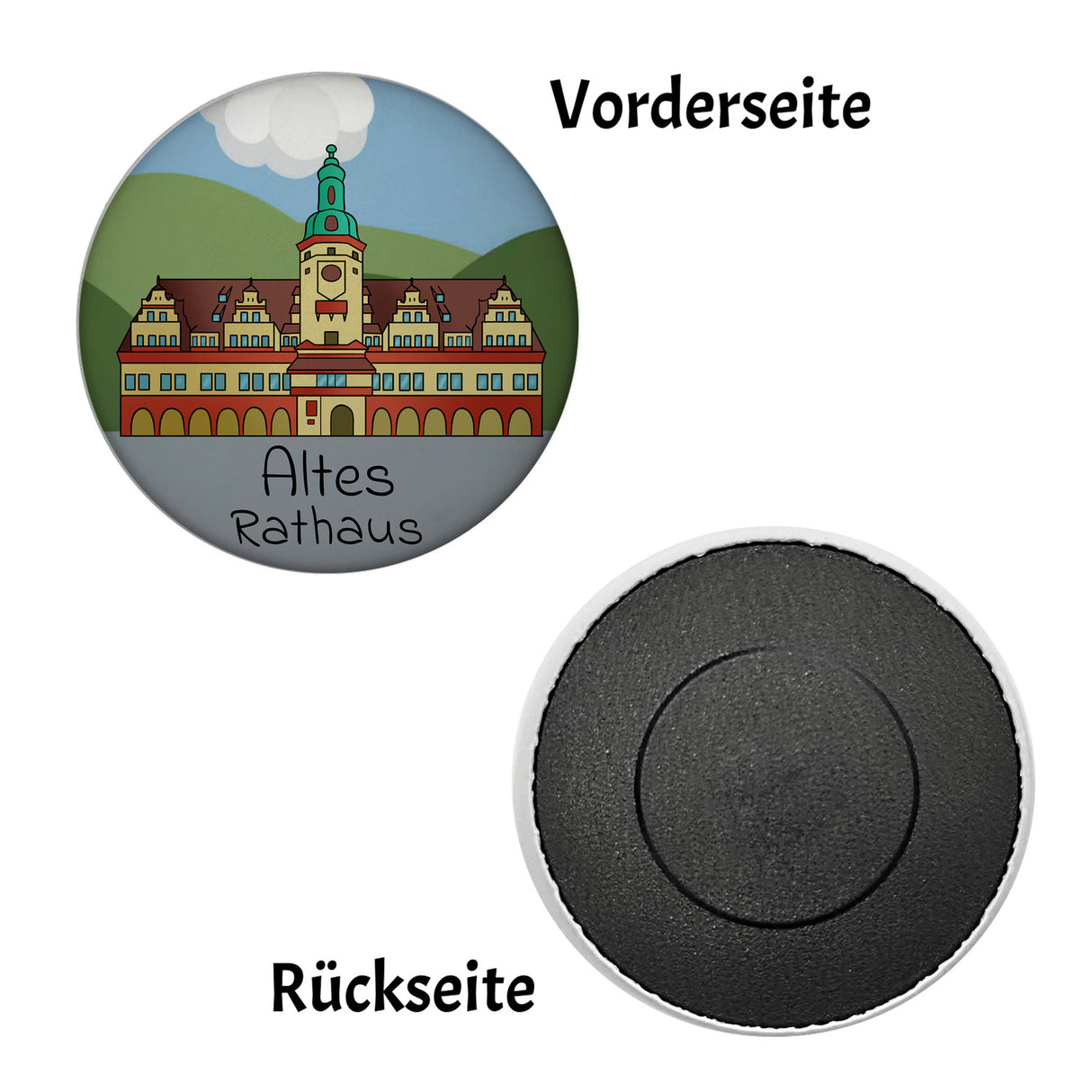 Altes Rathaus Leipzig Magnet - Souvenir und Andenken