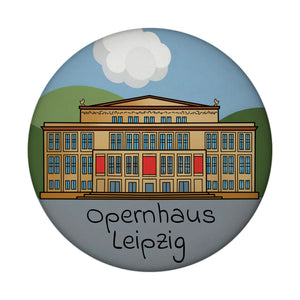 Opernhaus Leipzig Souvenir Magnet