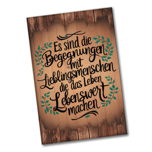 Begegnungen mit Lieblingsmenschen Souvenir Souvenir Magnet