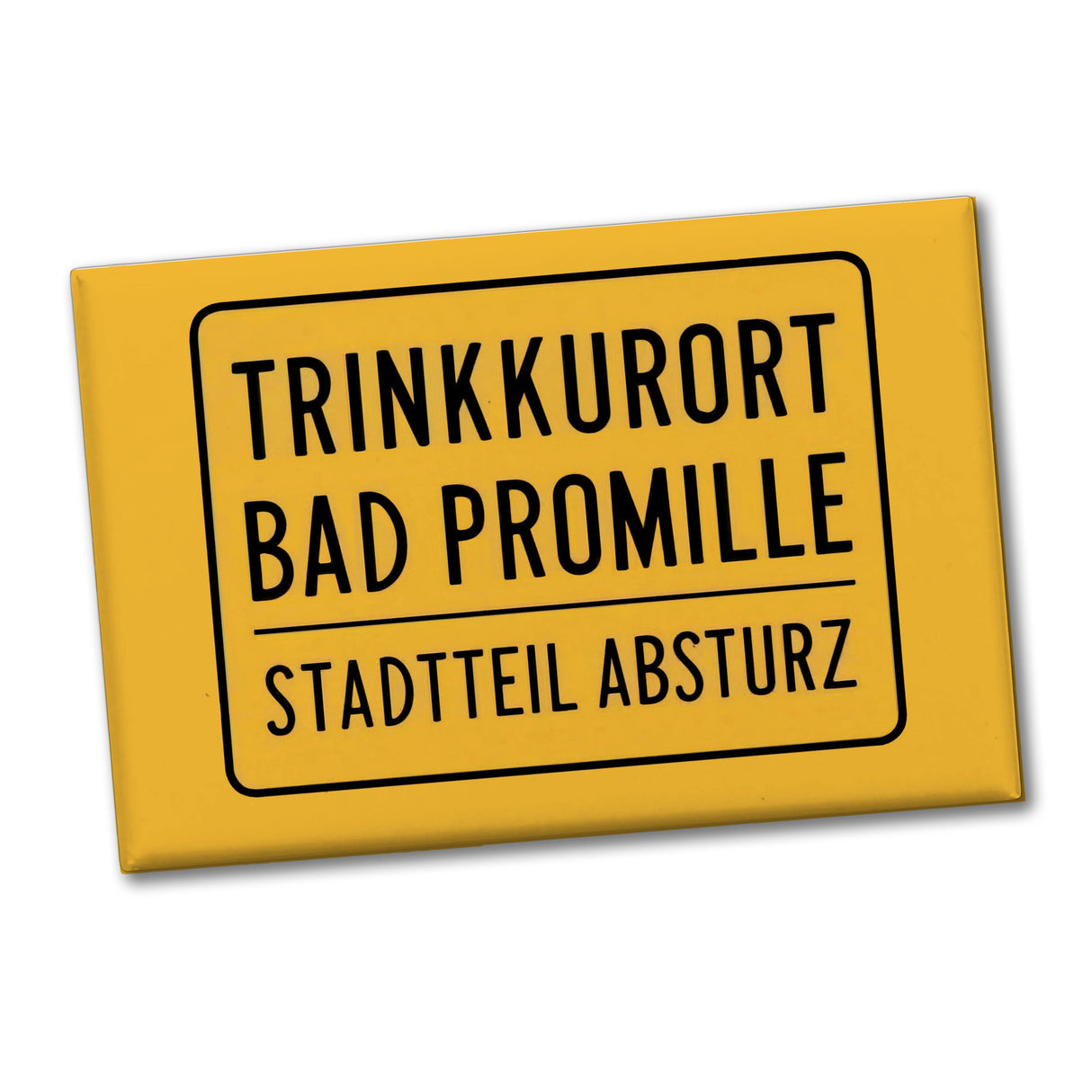 Trinkkurort BAD PROMILLE Souvenir Souvenir Magnet