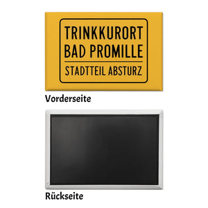 Trinkkurort BAD PROMILLE Souvenir Souvenir Magnet