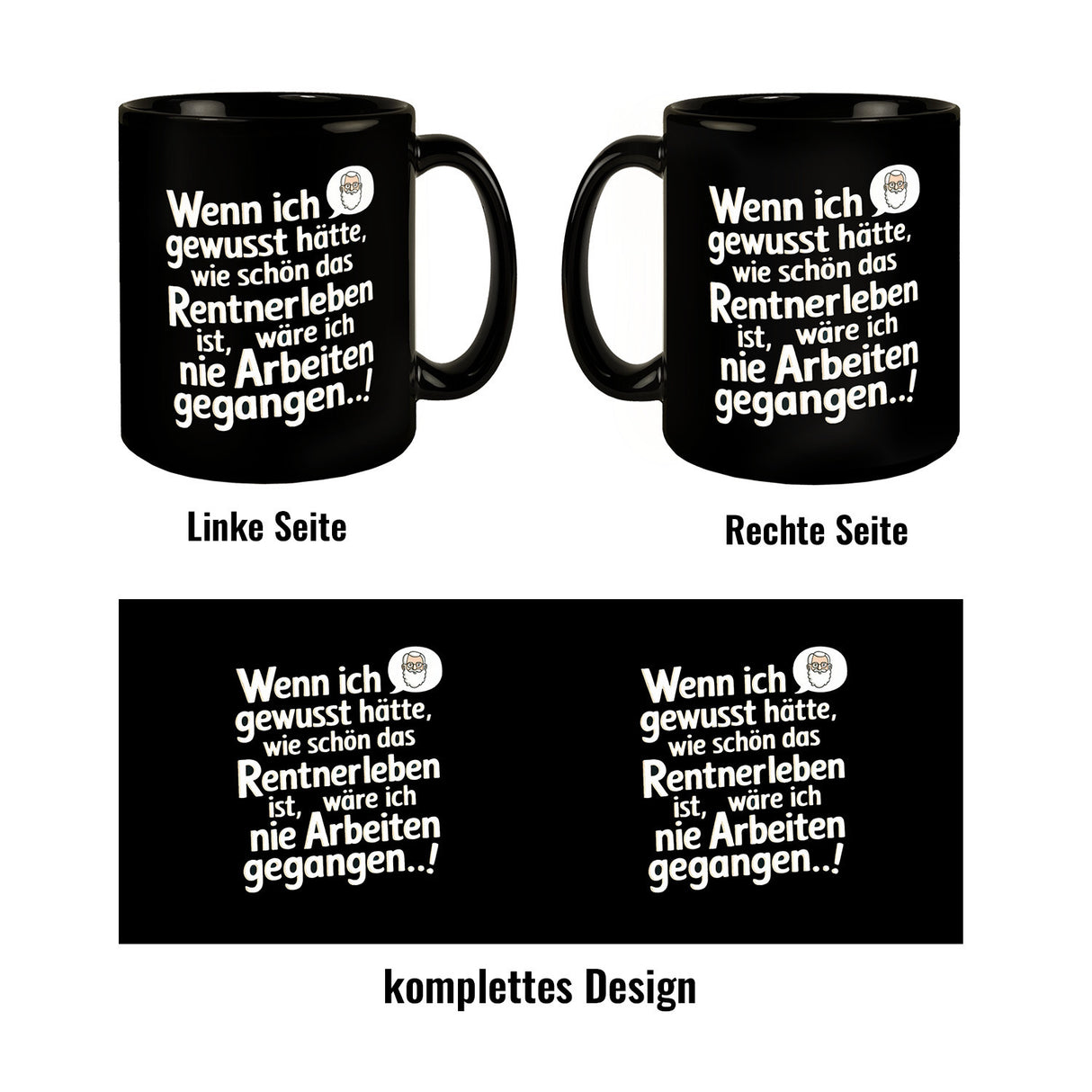 Rentnerleben ist schön Tasse