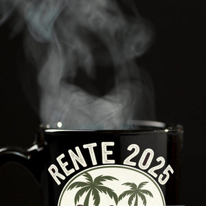 Hund mit Sonnenbrille - Rente 2025 Tasse