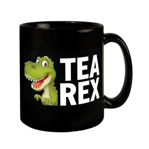 Grüner Cartoon-Dinosaurier TEA REX Tasse