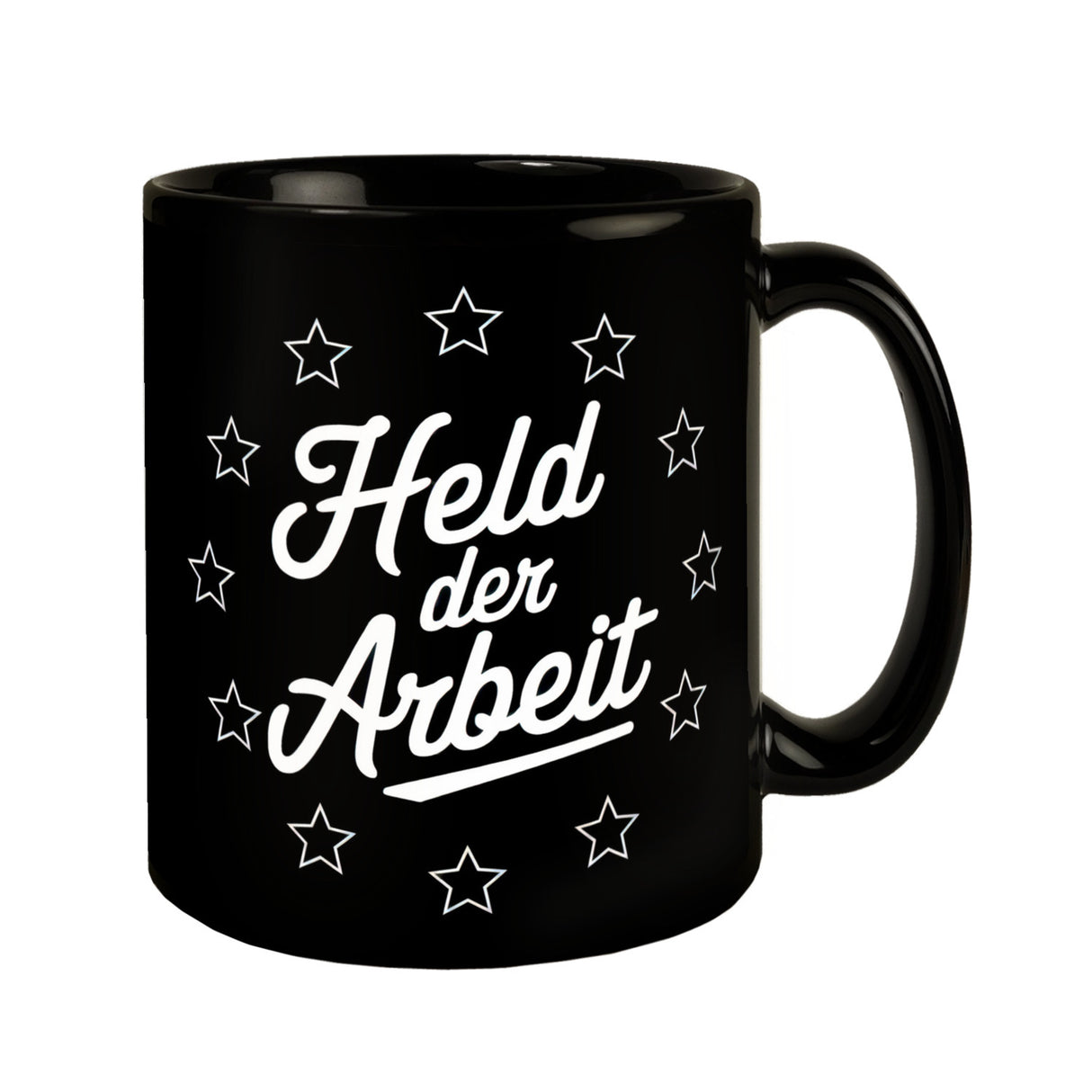 Held der Arbeit Tasse mit Sternen