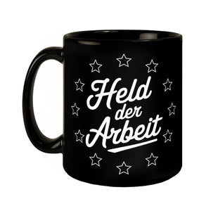 Held der Arbeit Tasse mit Sternen