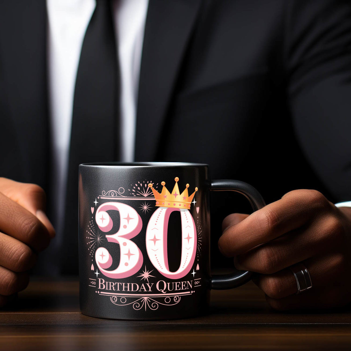 30 mit Krone Tasse - Birthday Queen