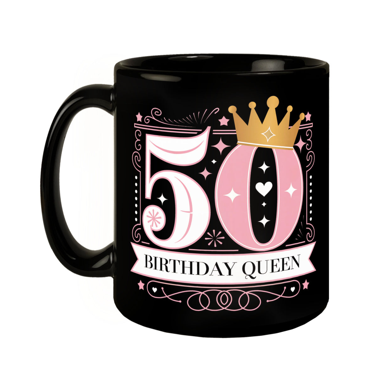 50 mit Krone Tasse - Birthday Queen