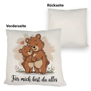 Zwei kuschelnde Bären - Für mich bist du alles Kissen